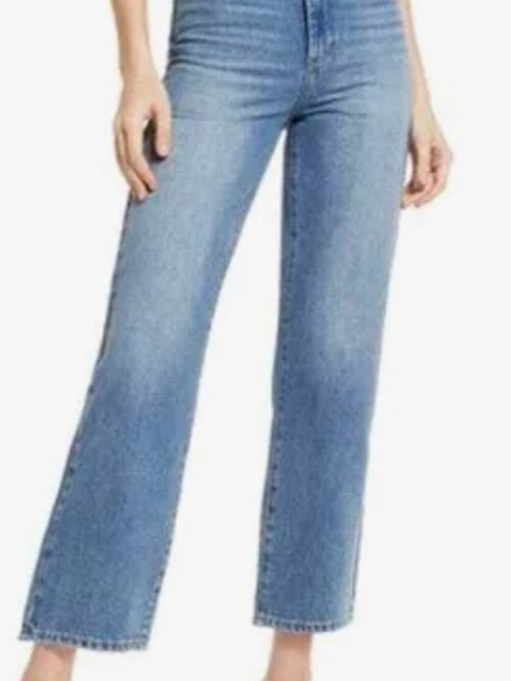 BLANK NYC The Baxter Ribcage Straight Leg Jeans High Rise 100% Cotton 25 NWT